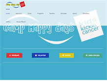 Tablet Screenshot of camphappydays.org